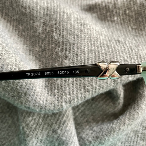 Black on Tiffany Blue Glasses - Picture 6 of 7